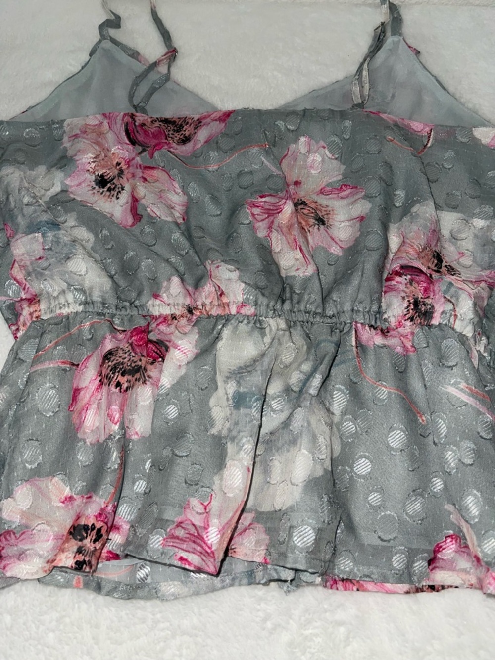 Express Sleeveless Peplum Tank Cami - size M - EUC - Picture 7 of 10